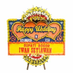 Bunga Papan Pernikahan - Wedding Cilegon