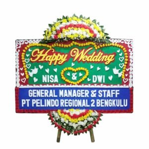 Bunga Papan Pernikahan - Wedding Cilegon