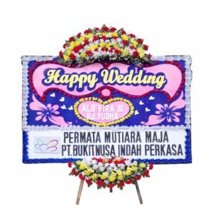 Bunga Papan Pernikahan - Wedding Cilegon