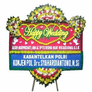Bunga Papan Pernikahan - Wedding Cilegon