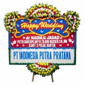 Bunga Papan Pernikahan - Wedding Cilegon