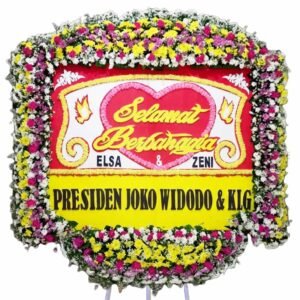 Bunga Papan Happy Wedding | Pernikahan Garut