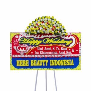 Bunga Papan Happy Wedding | Pernikahan Garut