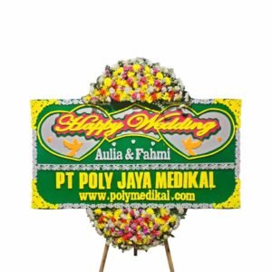 Bunga Papan Happy Wedding | Pernikahan Garut