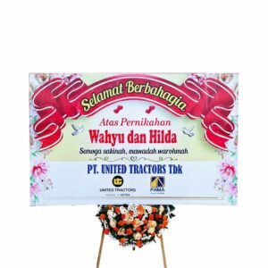 Bunga Papan Pernikahan - Wedding Kediri