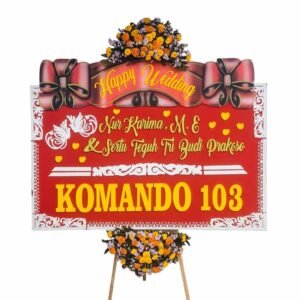 Bunga Papan Pernikahan - Wedding Kediri