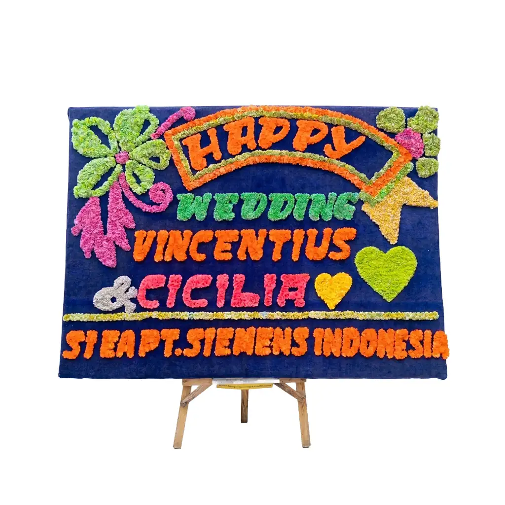 Bunga Papan Wedding - Pernikahan Bandar Lampung