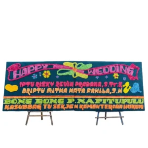 Bunga Papan Wedding - Pernikahan Bandar Lampung