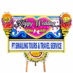 Bunga Papan Pernikahan - Wedding Madiun