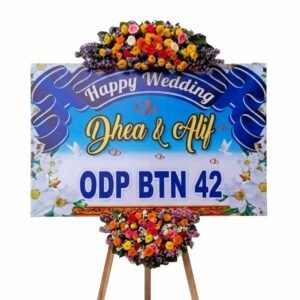 Bunga Papan Pernikahan - Wedding Madiun