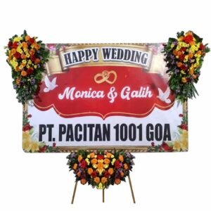 Bunga Papan Pernikahan - Wedding Madiun