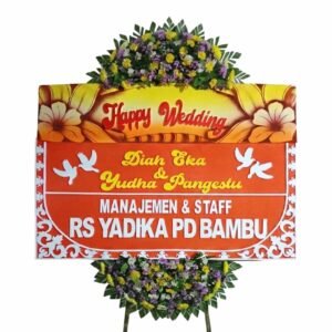 Bunga Papan Pernikahan - Wedding Magelang