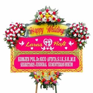 Bunga Papan Pernikahan - Wedding Magelang