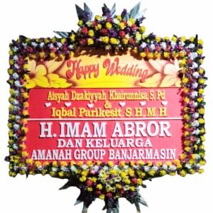 Bunga Papan Pernikahan - Wedding Magelang