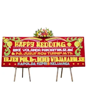 Bunga papan wedding | pernikahan Medan