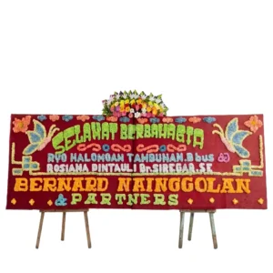Bunga papan wedding | pernikahan Medan
