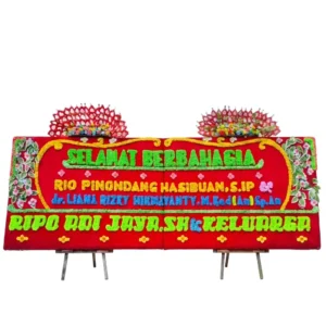 Bunga papan wedding | pernikahan Medan