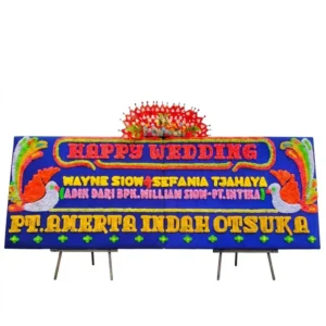 Bunga papan wedding | pernikahan Medan