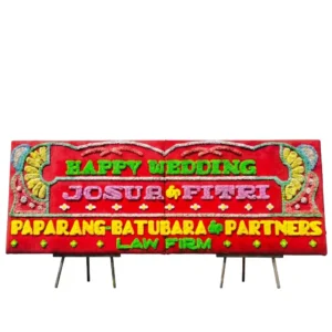 Bunga Papan wedding | pernikahan Medan