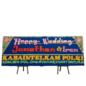 Bunga Papan wedding | pernikahan Medan