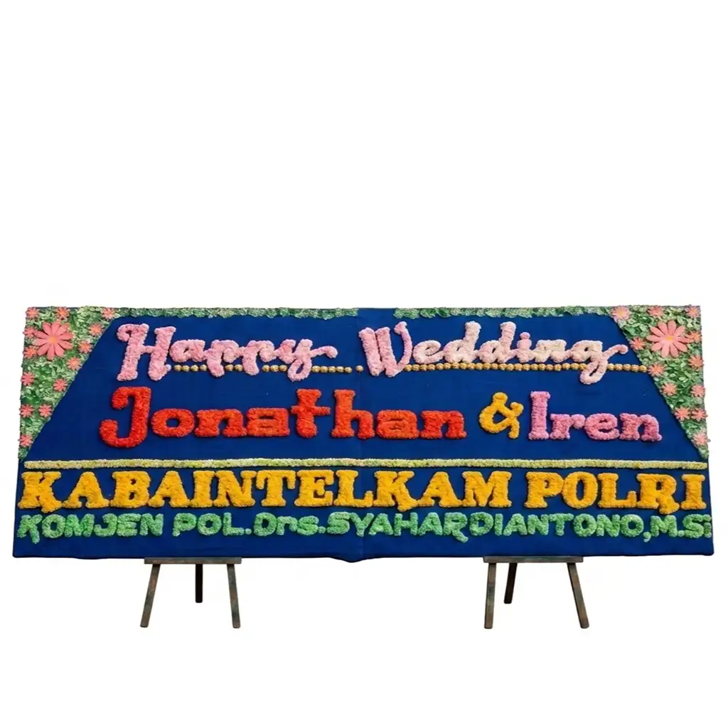 Bunga Papan wedding | pernikahan Medan