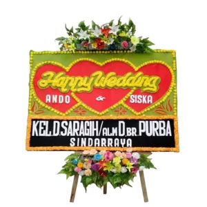Bunga Papan wedding | pernikahan Medan