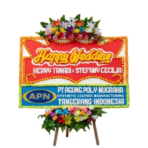 Bunga papan wedding | pernikahan Medan