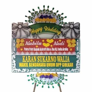 Bunga Papan Pernikahan - Wedding Pekalongan