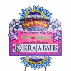 Bunga Papan Pernikahan - Wedding Pekalongan