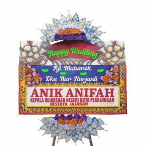 Bunga Papan Pernikahan - Wedding Pekalongan