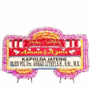 Bunga Papan Pernikahan - Wedding Pekalongan