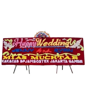 Bunga Papan Pernikahan - Wedding Pekanbaru
