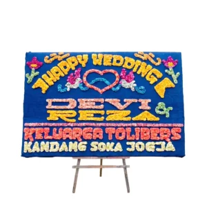 Bunga Papan Pernikahan - Wedding Pekanbaru