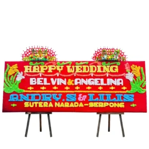 Bunga Papan Pernikahan - Wedding Pekanbaru