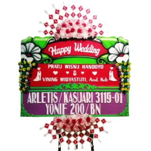 Bunga Papan Pernikahan - Wedding Salatiga