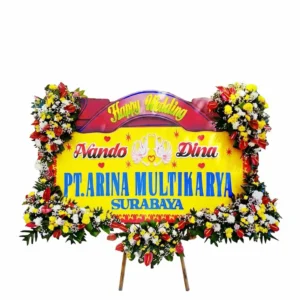 Bunga Papan Wedding - Pernikahan Surabaya