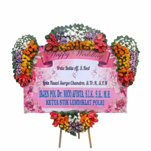 Bunga Papan Wedding - Pernikahan Surabaya