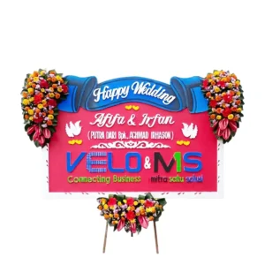 Bunga Papan Wedding - Pernikahan Surabaya