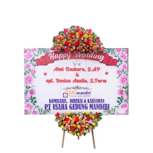 Bunga Papan Wedding - Pernikahan Surabaya