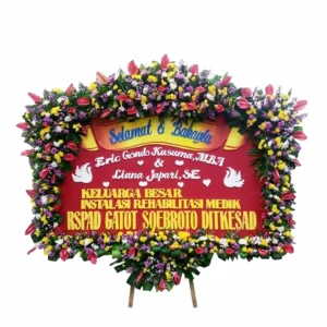 Bunga Papan Wedding - Pernikahan Surabaya