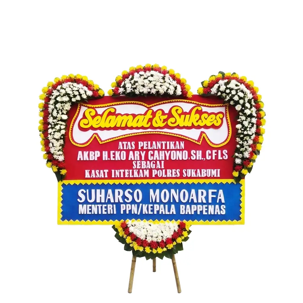 Bunga Papan Selamat - Pelantikan Sukabumi