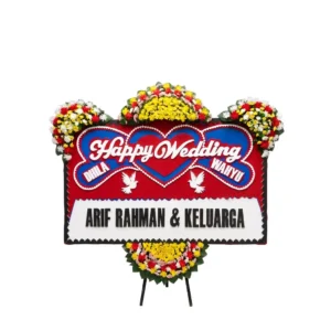 Bunga Papan Pernikahan - Wedding Sukabumi