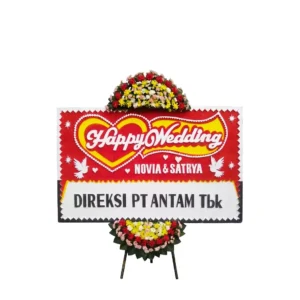 Bunga Papan Pernikahan - Wedding Sukabumi
