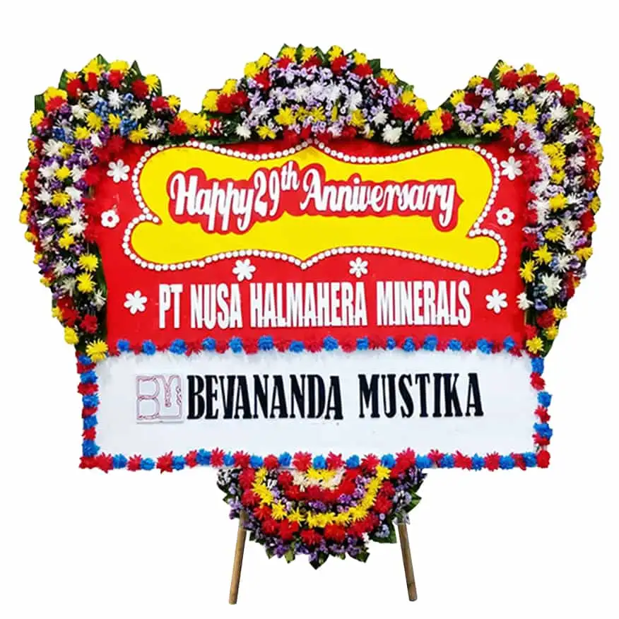 Bunga Papan Happy Anniversary Jakarta Selatan - Florist 24 Jam
