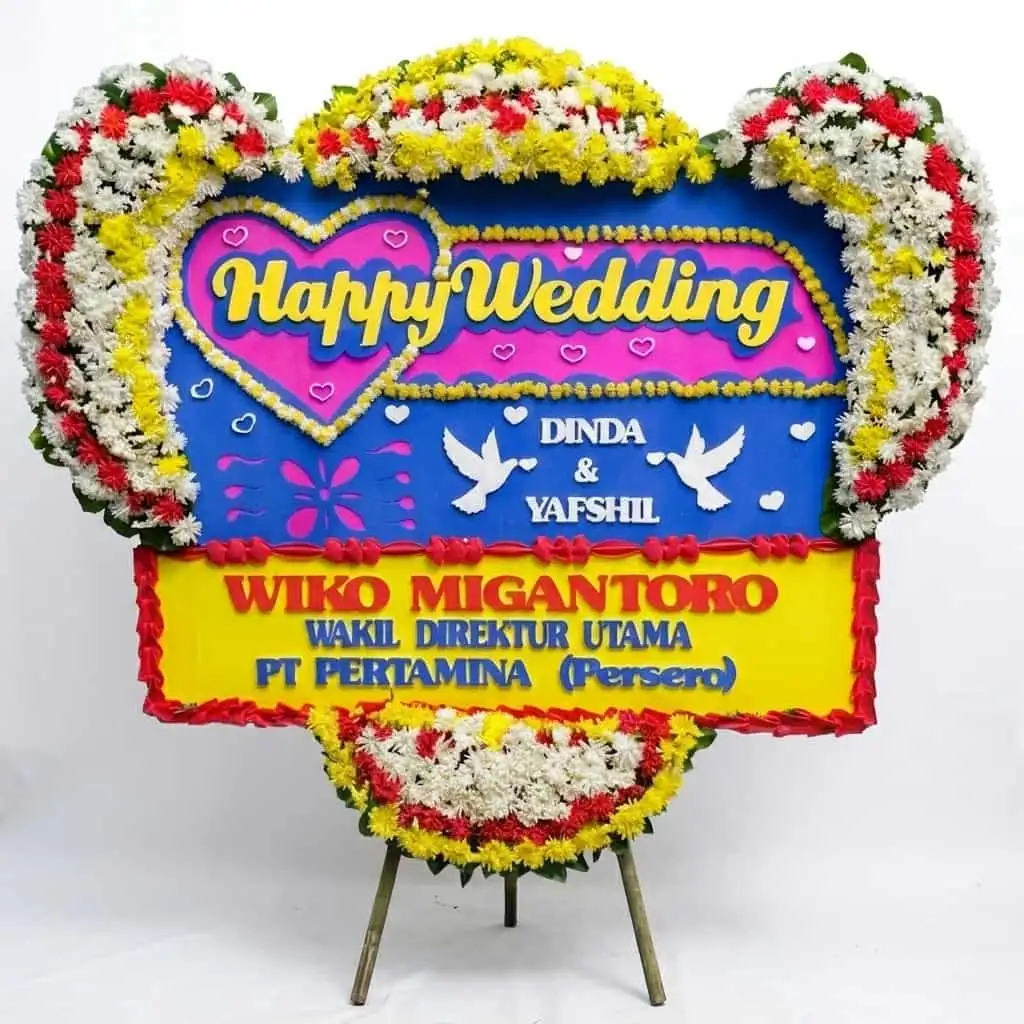 Bunga Papan Pernikahan Jakarta Selatan - Florist Terdekat 24 Jam
