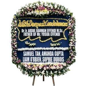 bunga papan duka cita jakarta, bogor, depok, tangerang, bekasi