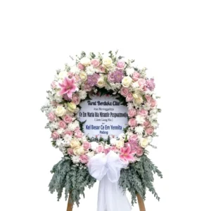 Rangkaian Bunga Krans Duka Cita Surabaya