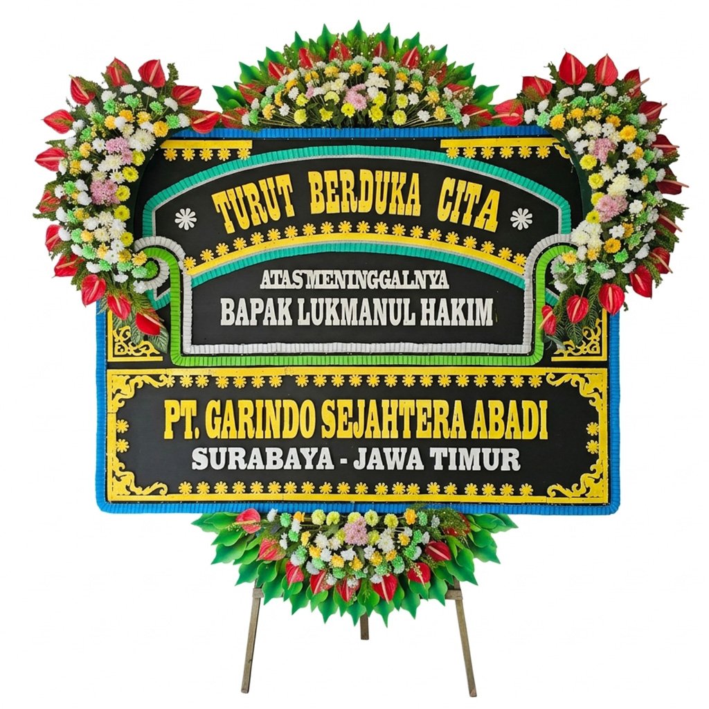 karangan bunga papan duka cita padang - florist condolences padang