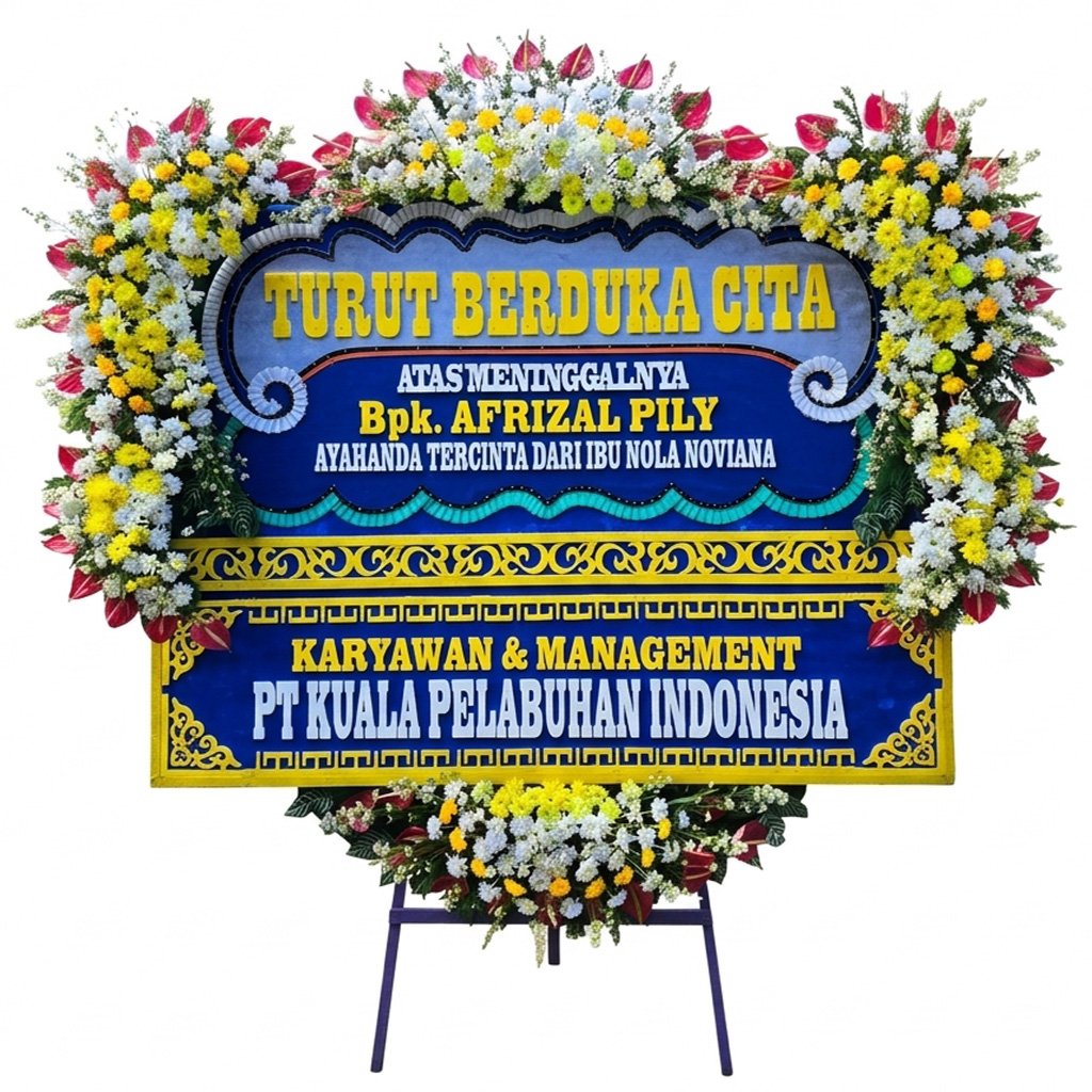 karangan bunga papan duka cita padang - florist condolences padang