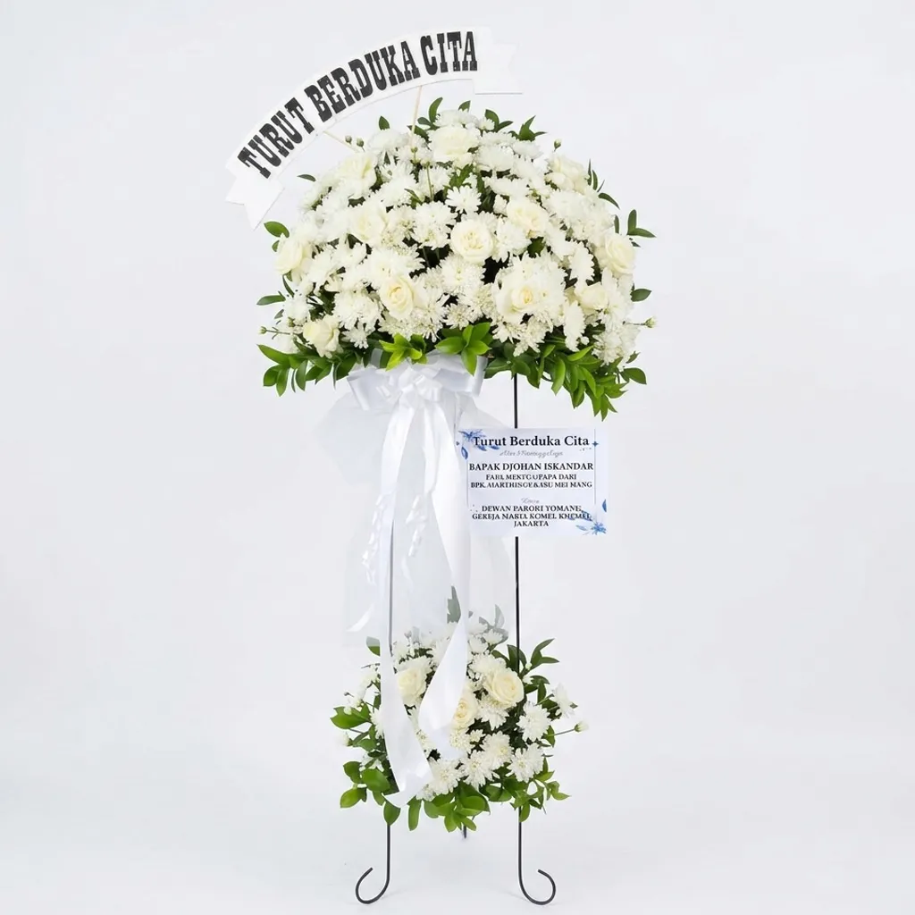 Toko Bunga Rumah Duka HBT Padang - Florist HBT & HTT terdekat Padang